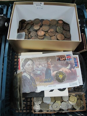 Lot 1111 - Large Collection Of GB And World Coinage,...