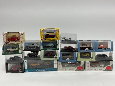Lot 554 - Twenty Two Diecast model vehicles and trailer...