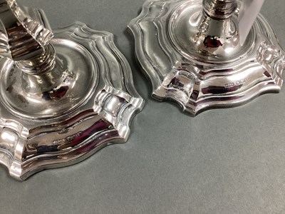 Lot 1 - A Pair of Hallmarked Silver Candlesticks, JD&S,...