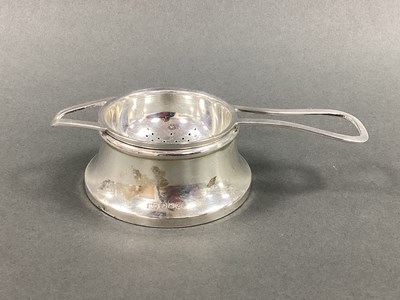 Lot 63 - A Hallmarked Silver Tea Strainer on Stand, AL...