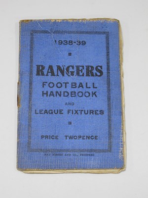 Lot 703 - Glasgow Rangers 1938-39 Football Handbook and...