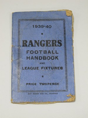 Lot 704 - Glasgow Rangers 1939-40 Football Handbook and...