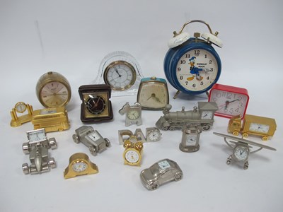 Lot 1371 - Clock Collection, including boxed Waterford...