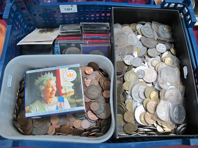 Lot 1301 - Large Collection Of World Coinage, includes a...