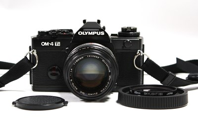 Lot 806 - Olympus OM-4 Ti 35mm SLR Film Camera,...