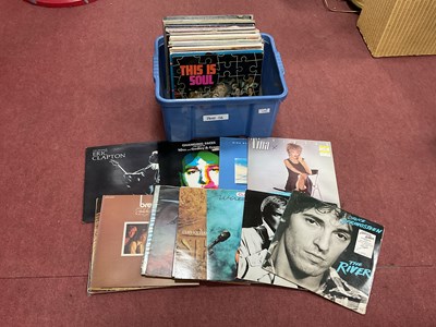 Lot 1156 - A Quantity of 60+ Mixed Rock And Pop LP’s,...