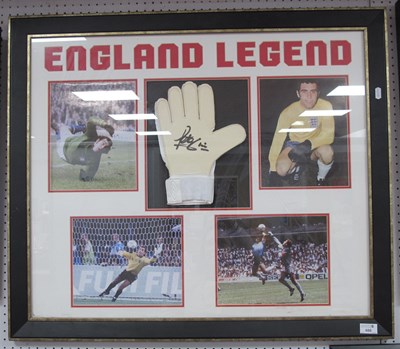 Lot 466 - Peter Shilton Autograph, black pen signed...