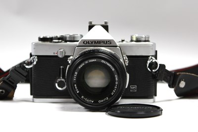Lot 801 - Olympus OM-1N MD 35mm SLR Film Camera,...