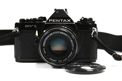 Lot 849 - Pentax MV1 35mm SLR Film Camera, No.1859443,...
