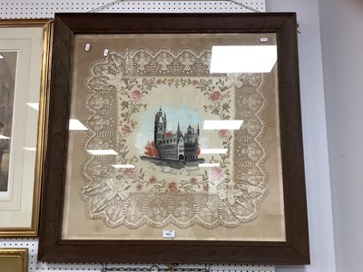 Lot 1521 - World War I Silk Souvenir with Ornate Border...