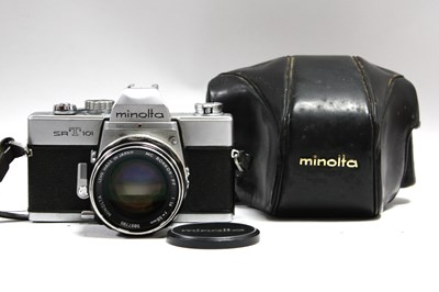 Lot 865 - Minolta SRT101 35mm SLR Film Camera,...