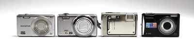 Lot 738 - Olympus Digital Compact Cameras to include...