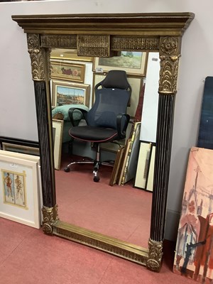 Lot 1509 - Regency Style Gilt Wall Mirror, with a stepped...
