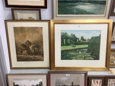 Lot 1492 - Trevor Faulkner, The Lily Pond' possibly...