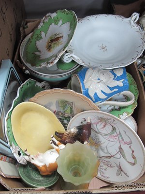 Lot 1032 - XIX Century Hand Painted Dessert Ware, Beswick...