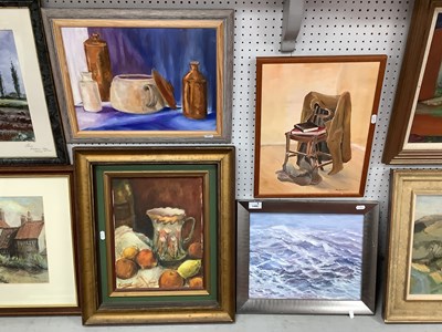 Lot 1490 - Anita McVittie (Sheffield Artist) 'Sea Study',...