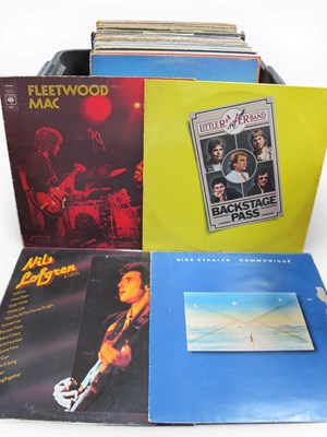 Lot 682 - Lot of 60+ Mainly 1970s Rock & Pop LPs,...