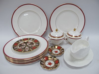 Lot 1217 - Minton 'Saturn' Dinner Plates (8) and two...