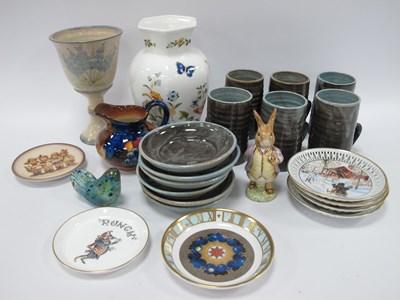 Lot 1190 - Arch St. Ives Coffee Cups and Saucers, Beswick...