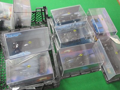 Lot 469 - Nine Eaglemoss Batman Diecast and Plastic...
