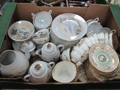 Lot 1098 - Ceramics, including Japanese eggshell...
