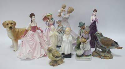 Lot 1204 - Collection of mixed figurines, including Royal...