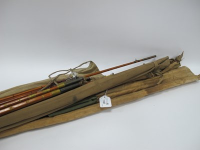 Lot 1167 - Fishing Rods - split cane examples, playsair,...