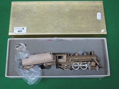 Lot 607 - A "HO" Gauge (Made in Korea) all brass U.S.A...