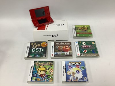 Lot 628 - A Nintendo DSi handheld games console, boxed....