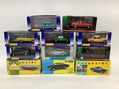 Lot 586 - Eleven 1:43rd scale diecast model cars by...