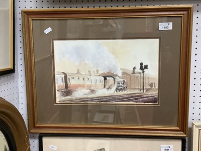 Lot 1480 - Peter Owen Jones (1933-93) Steam Train at...