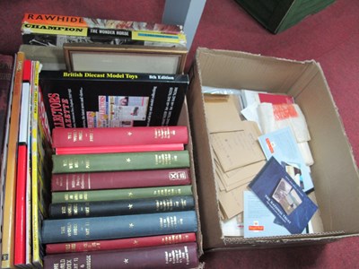 Lot 1039 - Books, annuals, die-cast model catalogues,...