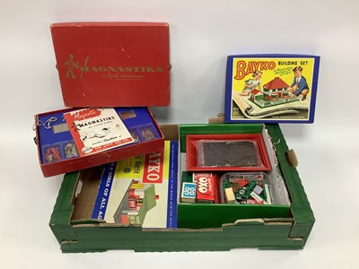Lot 605 - A circa 1950's Ohio Art No. 510 Magnastiks set....