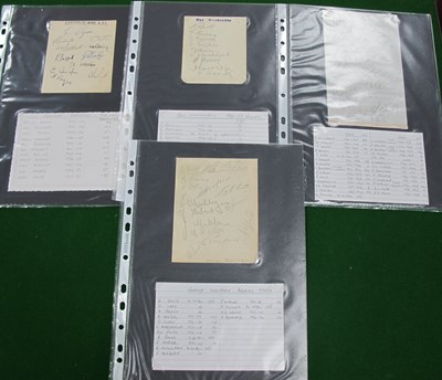 Lot 840 - Sheffield Wednesday Autographs of Owls Teams,...