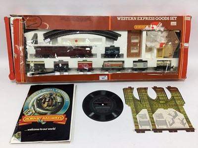 Lot 667 - A Hornby OO Gauge #R538 Western Express Goods...