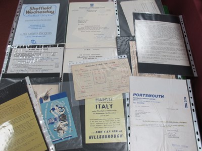 Lot 812 - Sheffield Wednesday - 1927 expenses sheet....