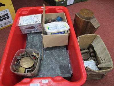 Lot 351 - A Quantity of Brass, Steel, Whitemetal Parts,...