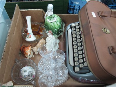Lot 1115 - Collectables, including two Coalport lady...