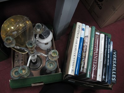 Lot 1090 - Art books and metalware, including assorted...