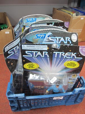 Lot 395 - Ten Carded Star Trek Plastic Model Figures by...