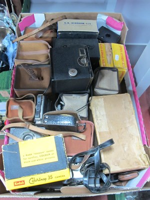 Lot 1021 - A Large Collection of Box Cameras to include...