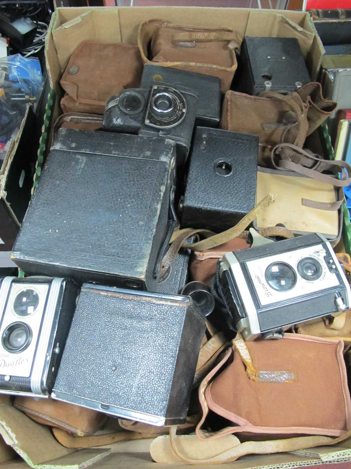 Lot 1081 - A Large Collection of Box Cameras to include...
