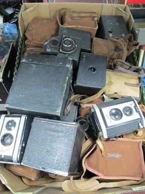 Lot 1081 - A Large Collection of Box Cameras to include...