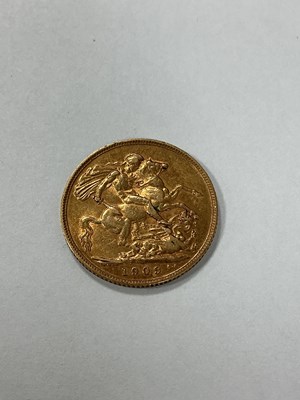 Lot 634 - 1909 Edward VII Gold Sovereign.