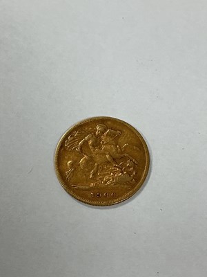 Lot 622 - 1900 Victoria Gold Half Sovereign.