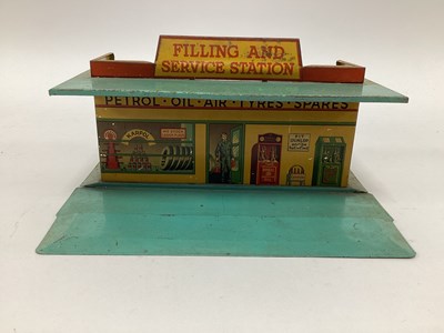 Lot 875 - A 1930's Dinky/Meccano tinplate filling and...
