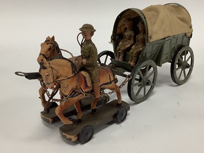 Lot 812 - A Pre-War tin and composition British Military...
