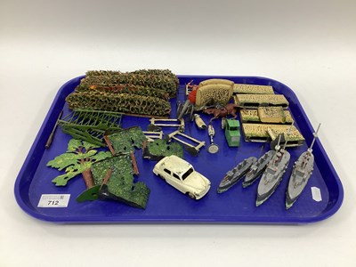 Lot 712 - A quantity of mid xx century lead and other...