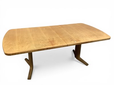 Lot 1607 - H.Ponsfords Sheffield teak table, pedestal...