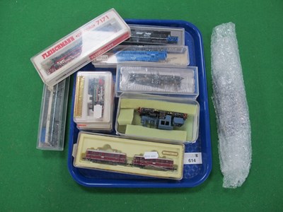 Lot 614 - Ten "N" Gauge Locomotives, comprising six...